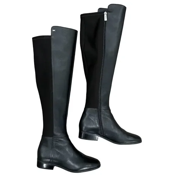 Michael Kors | Shoes | Michael Michael Kors Womens Boots  Michael Kors Bromley over the knee zip leather size 65M main image 0